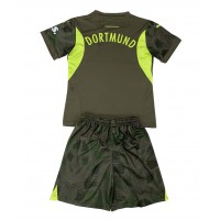 Maglia Calcio Borussia Dortmund Portiere Seconda Divisa Bambino 2024-25 Manica Corta (+ pantaloncini)